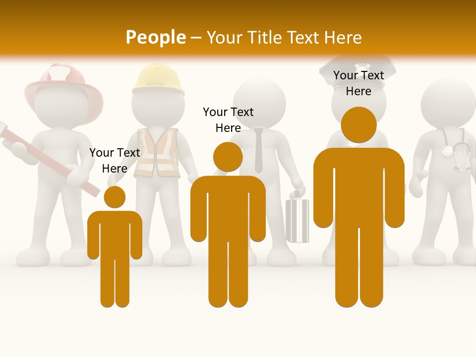 Business Tie Entrepreneur PowerPoint Template