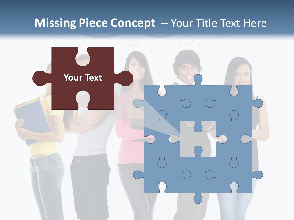 Cartoon Copy Studying PowerPoint Template