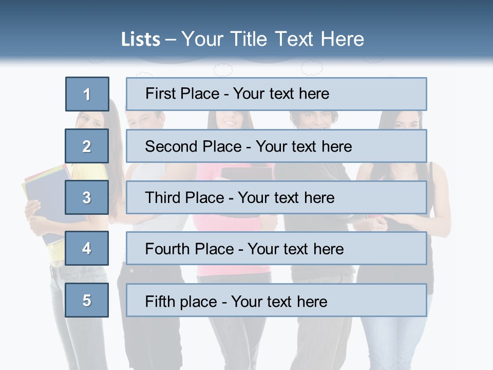 Cartoon Copy Studying PowerPoint Template