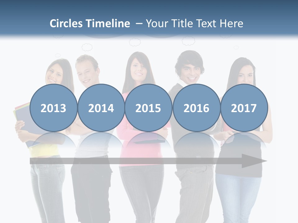 Cartoon Copy Studying PowerPoint Template