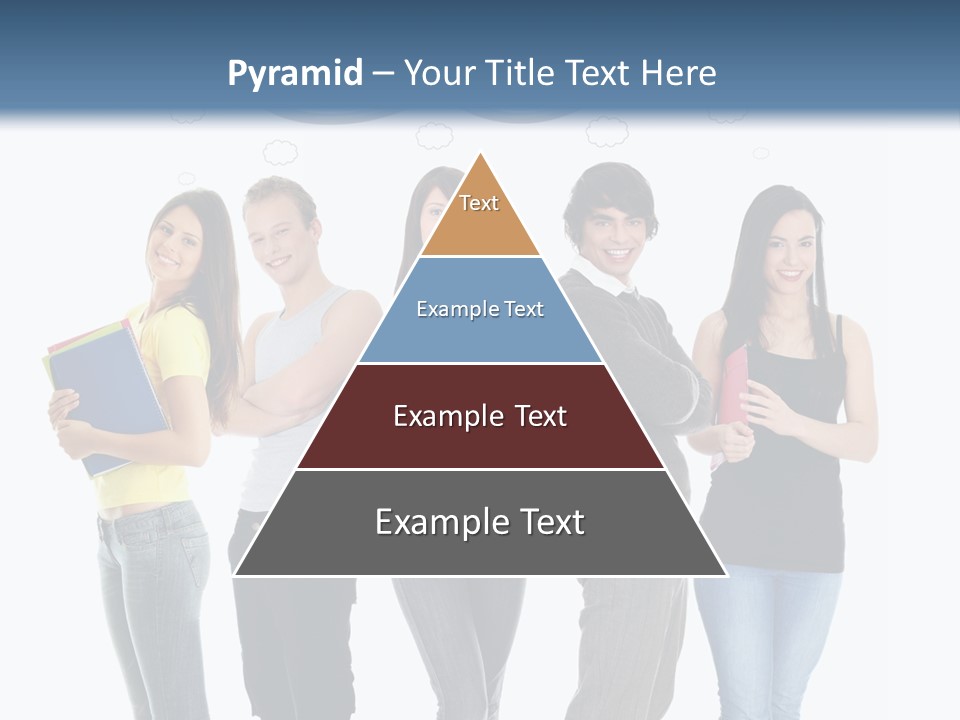 Cartoon Copy Studying PowerPoint Template