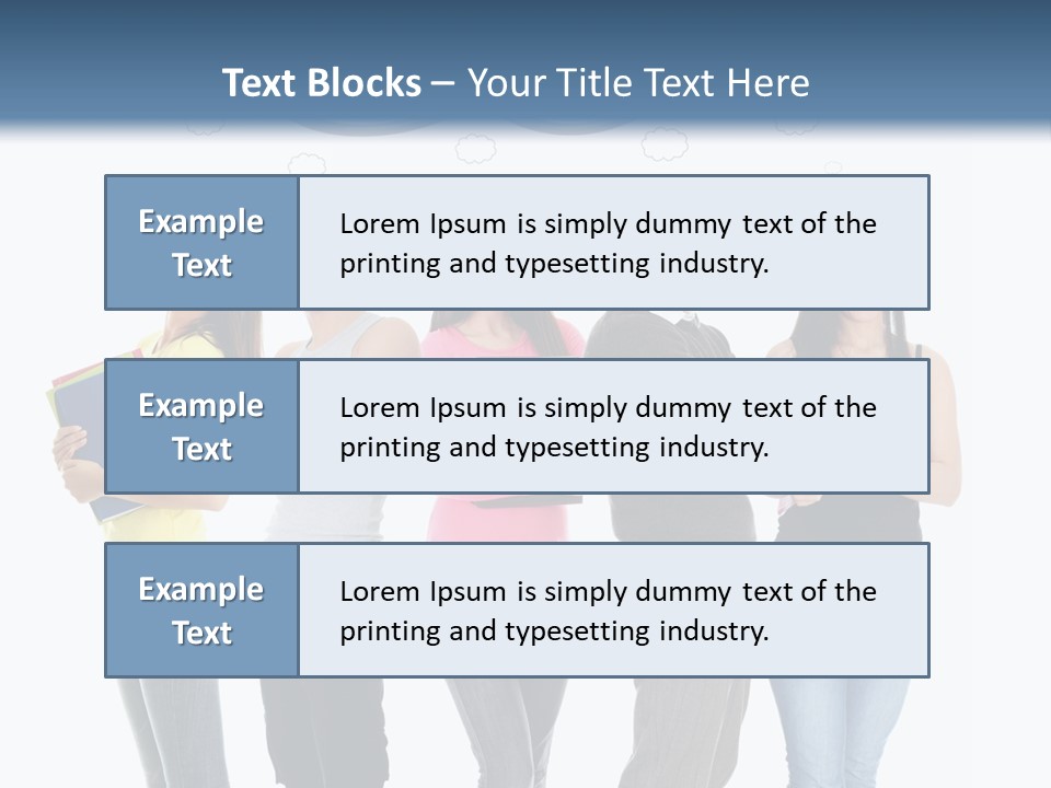 Cartoon Copy Studying PowerPoint Template