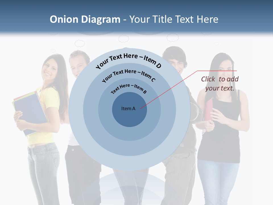 Cartoon Copy Studying PowerPoint Template