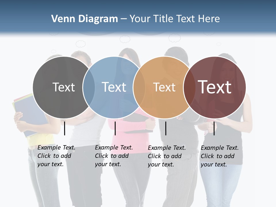 Cartoon Copy Studying PowerPoint Template
