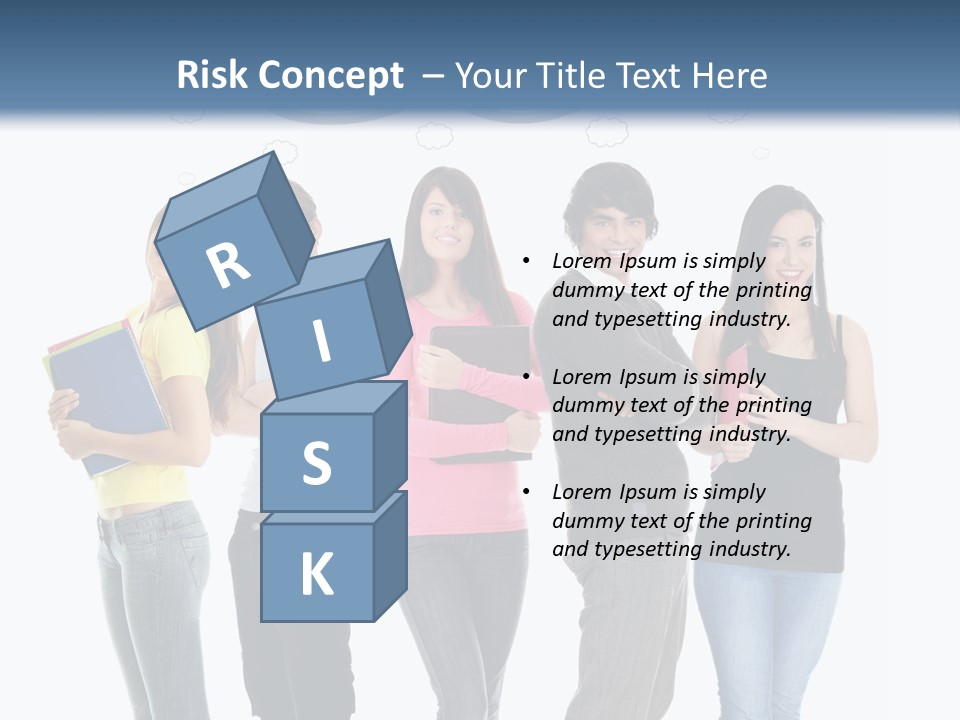 Cartoon Copy Studying PowerPoint Template