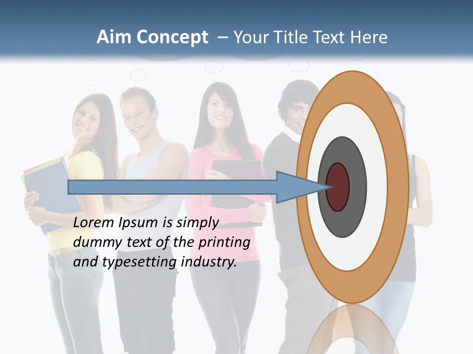 Cartoon Copy Studying PowerPoint Template