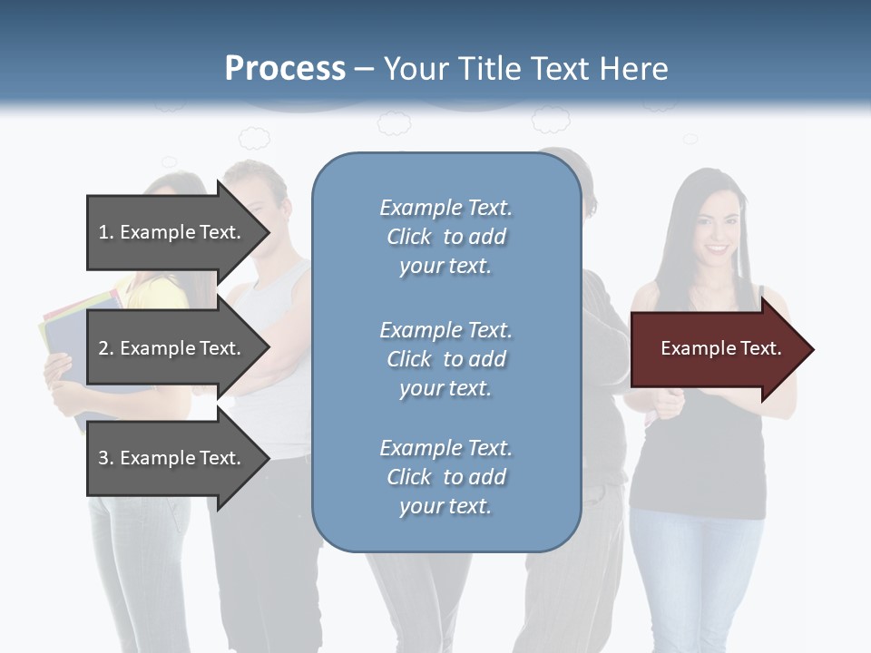 Cartoon Copy Studying PowerPoint Template