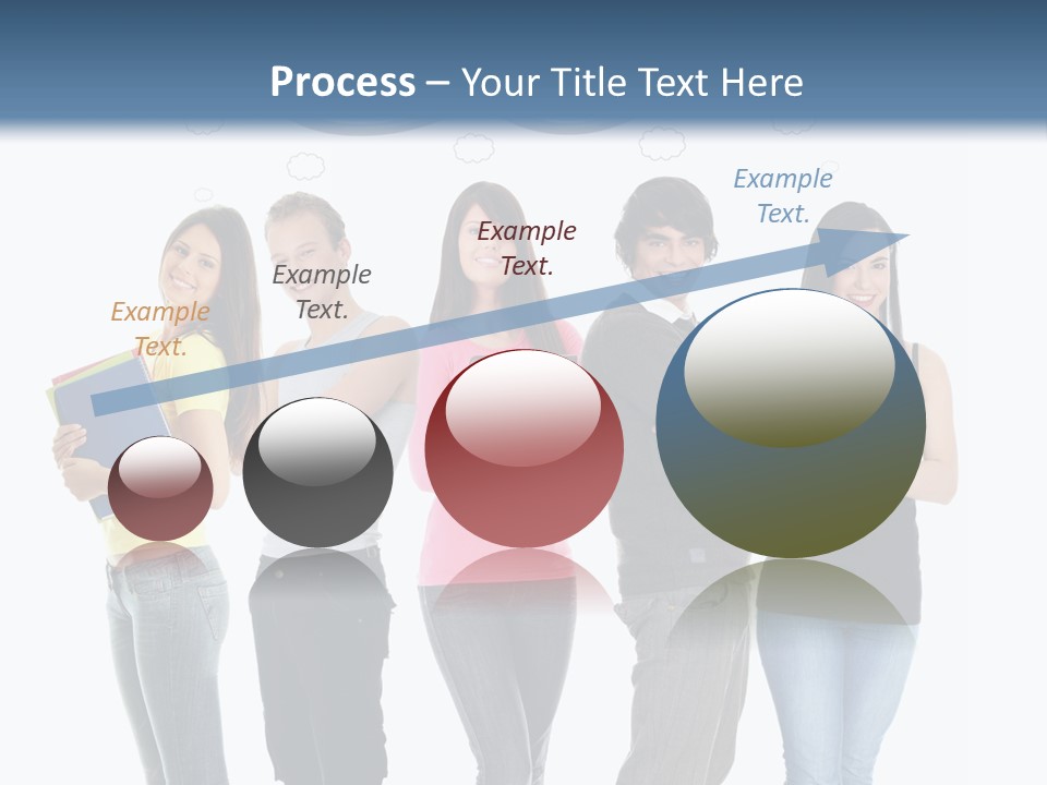 Cartoon Copy Studying PowerPoint Template