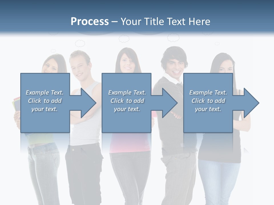 Cartoon Copy Studying PowerPoint Template