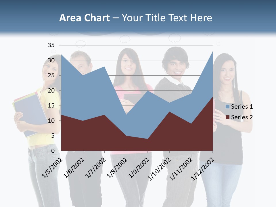 Cartoon Copy Studying PowerPoint Template