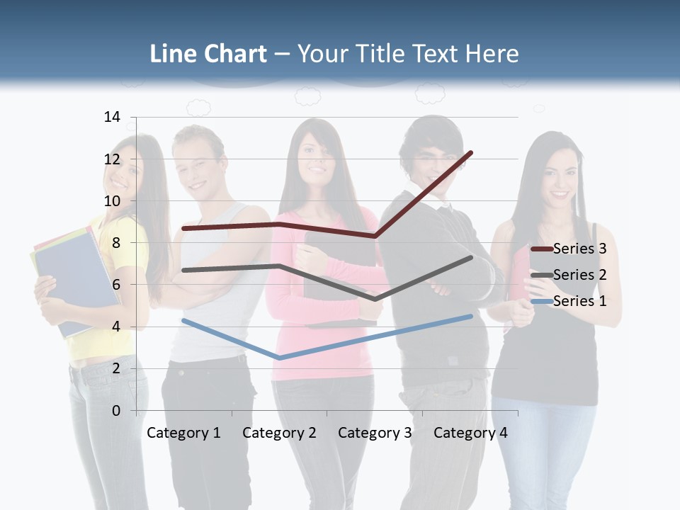 Cartoon Copy Studying PowerPoint Template