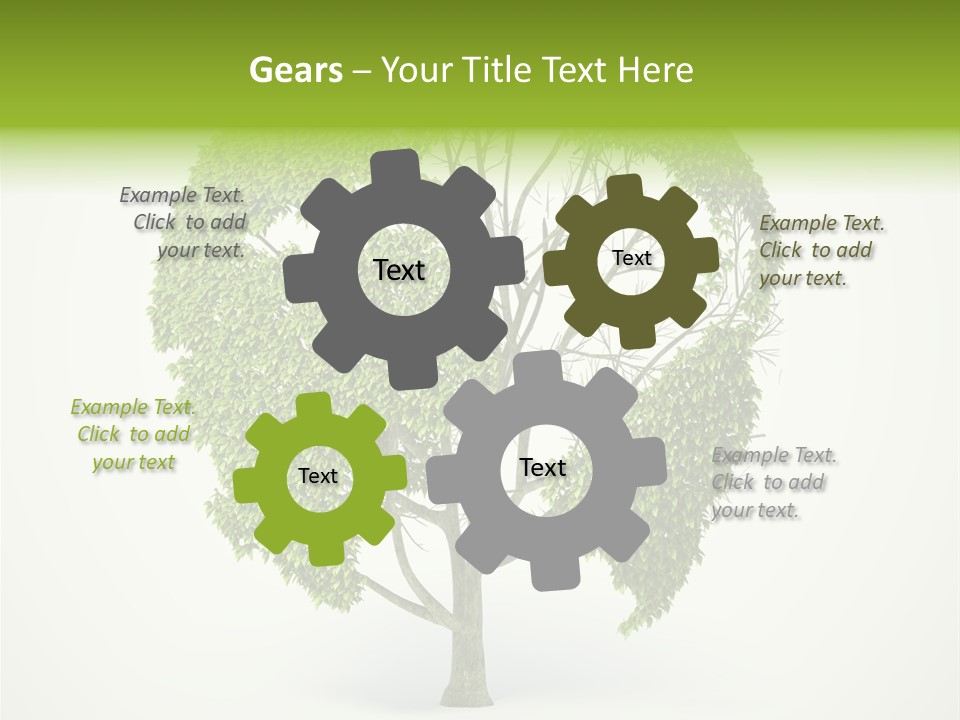 Warming Concept Plant PowerPoint Template
