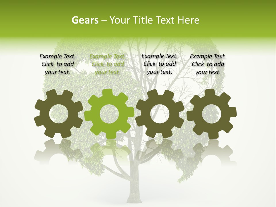 Warming Concept Plant PowerPoint Template