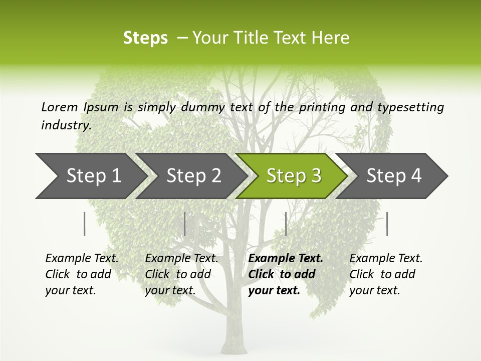 Warming Concept Plant PowerPoint Template