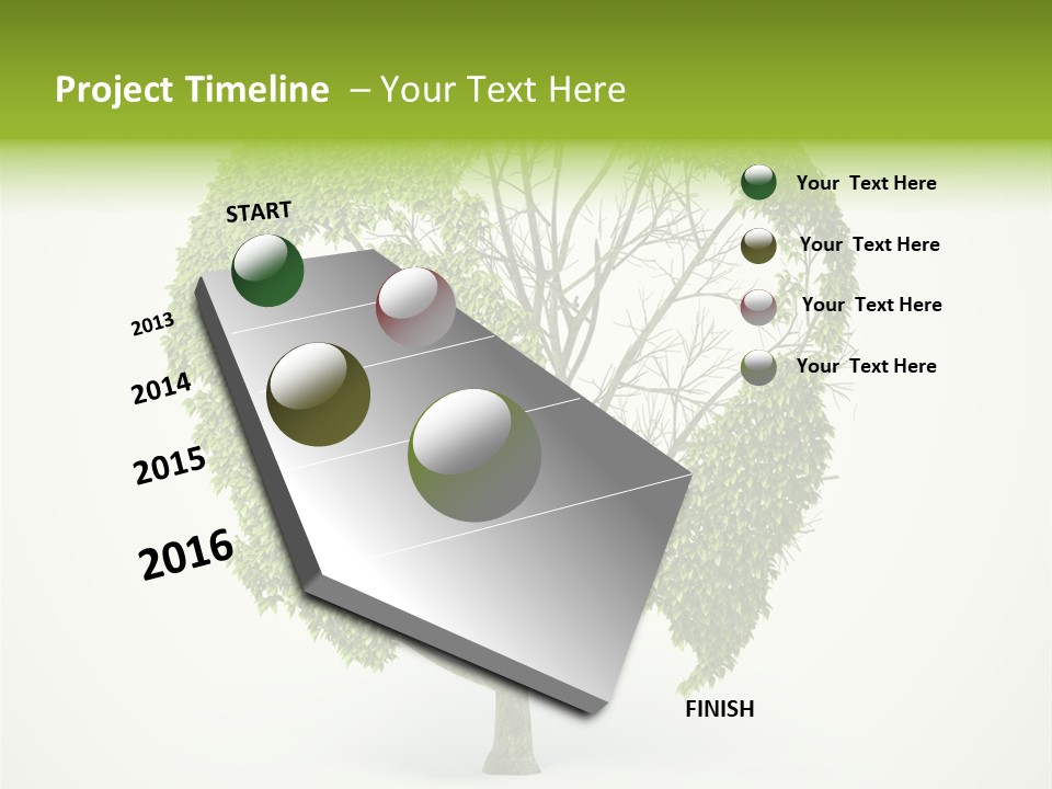 Warming Concept Plant PowerPoint Template