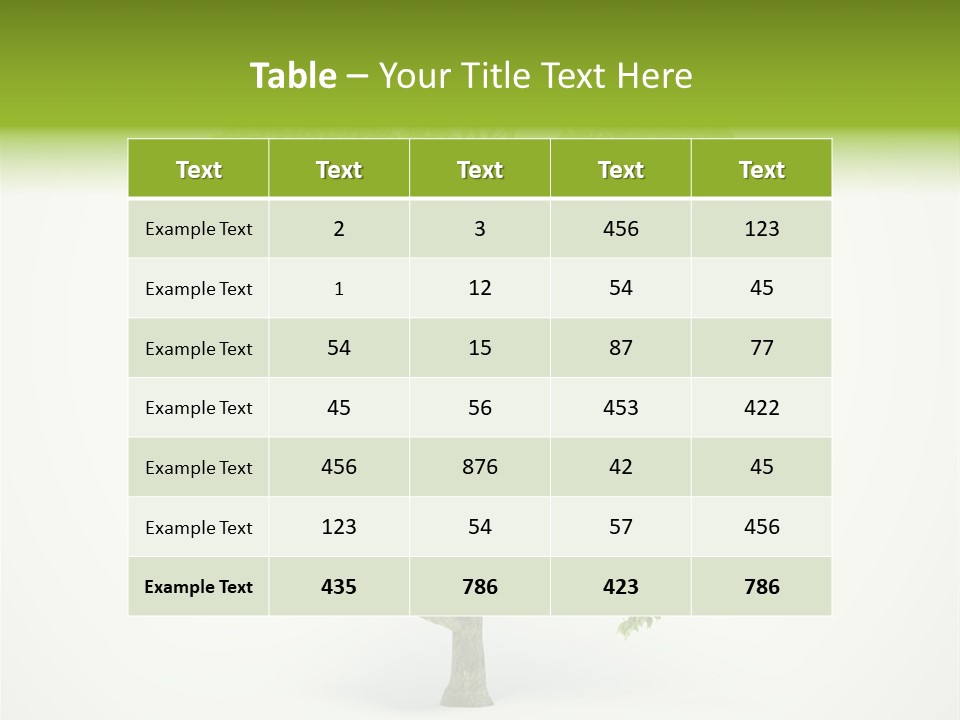 Warming Concept Plant PowerPoint Template
