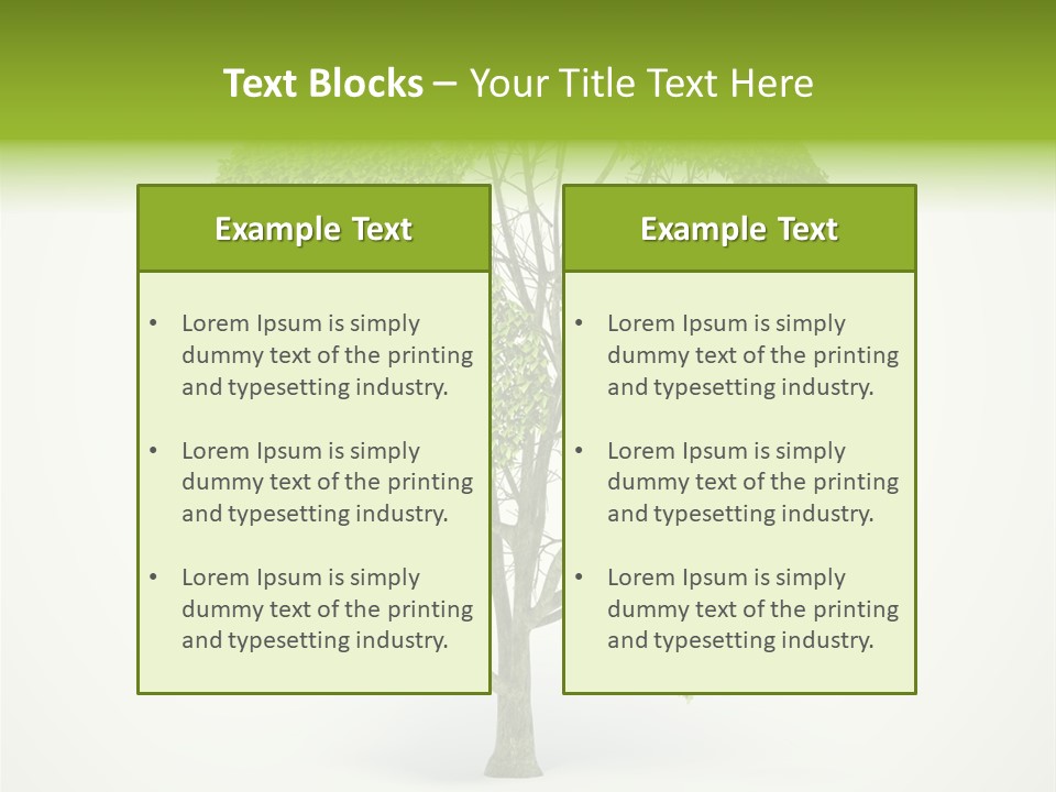 Warming Concept Plant PowerPoint Template