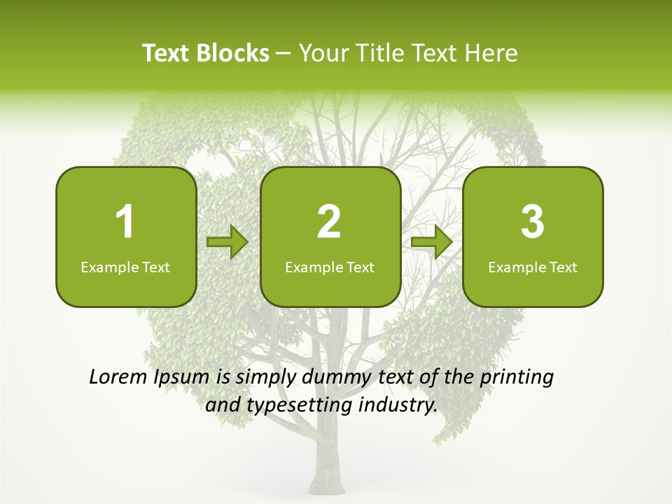 Warming Concept Plant PowerPoint Template