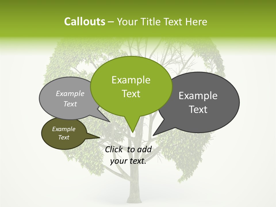 Warming Concept Plant PowerPoint Template