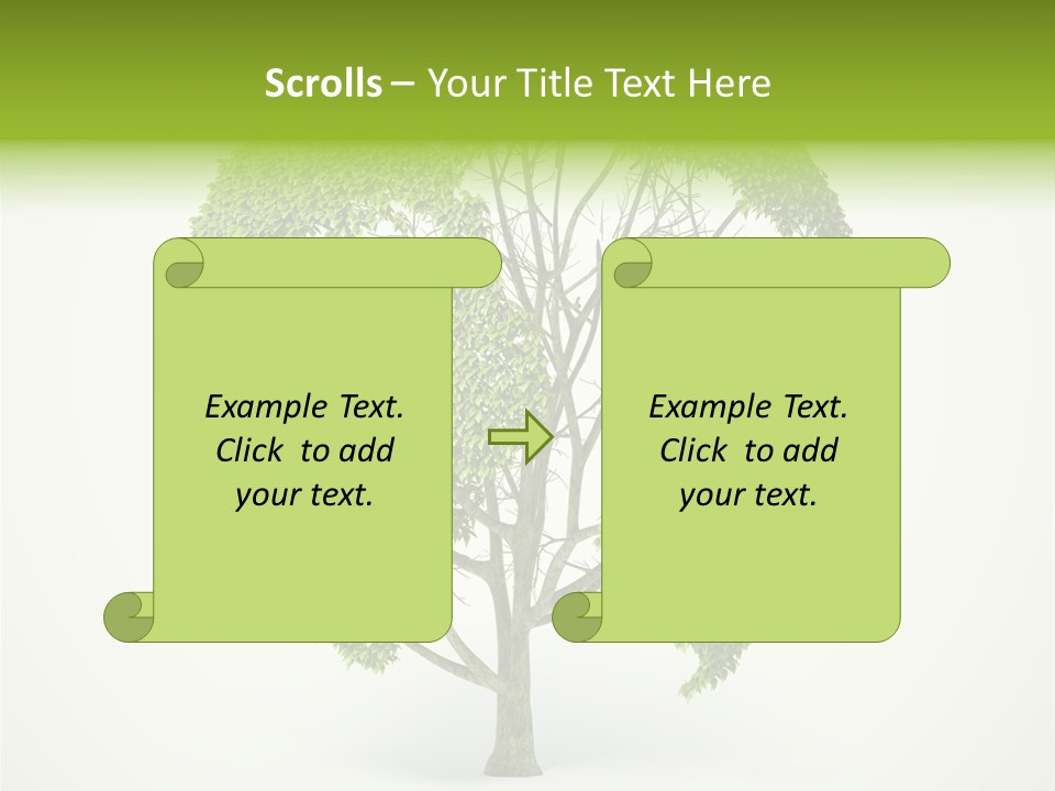 Warming Concept Plant PowerPoint Template