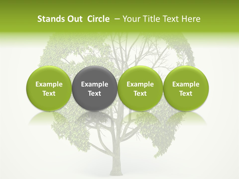 Warming Concept Plant PowerPoint Template