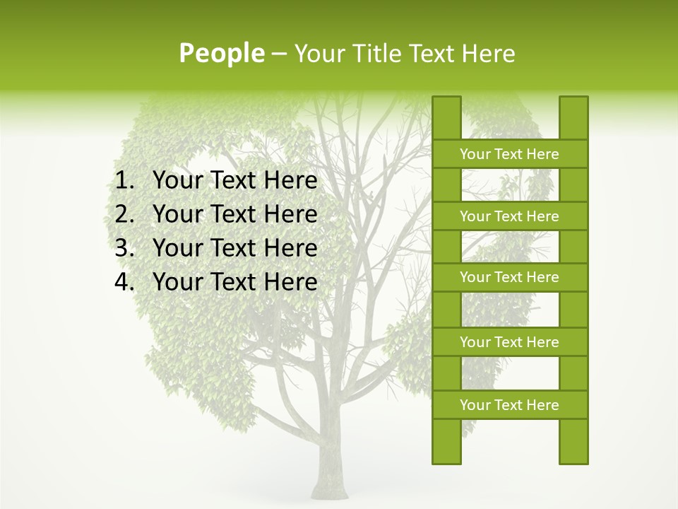 Warming Concept Plant PowerPoint Template