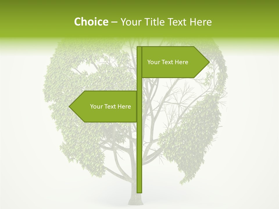 Warming Concept Plant PowerPoint Template