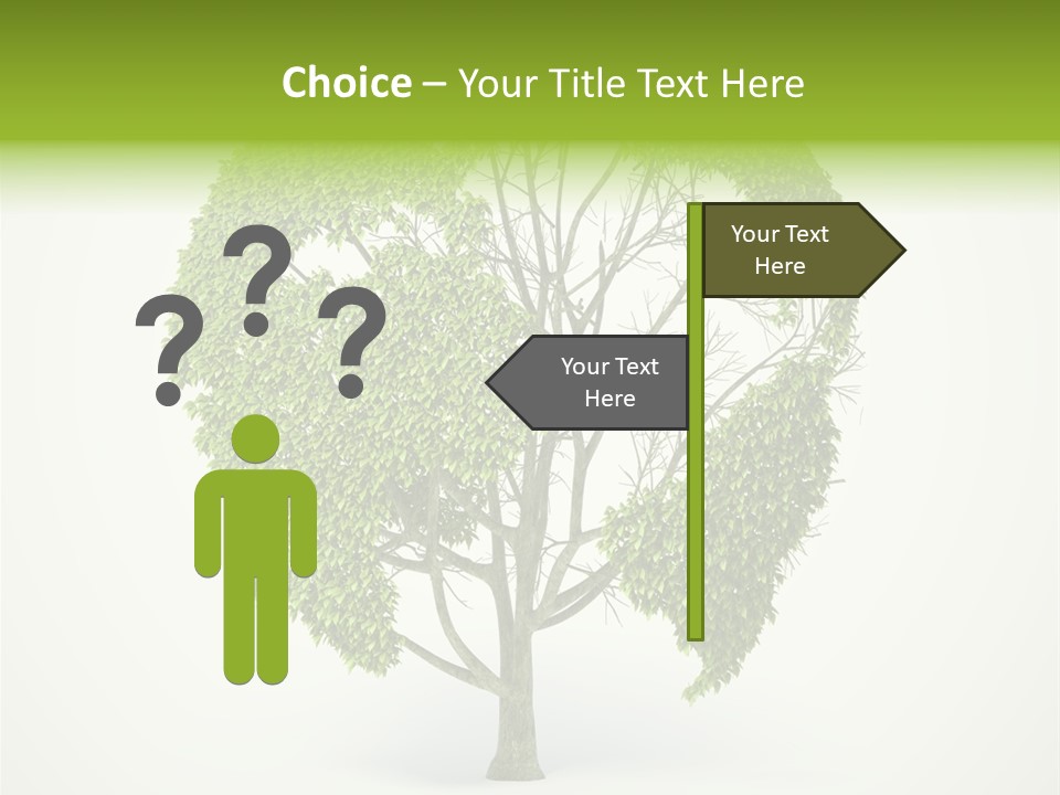 Warming Concept Plant PowerPoint Template