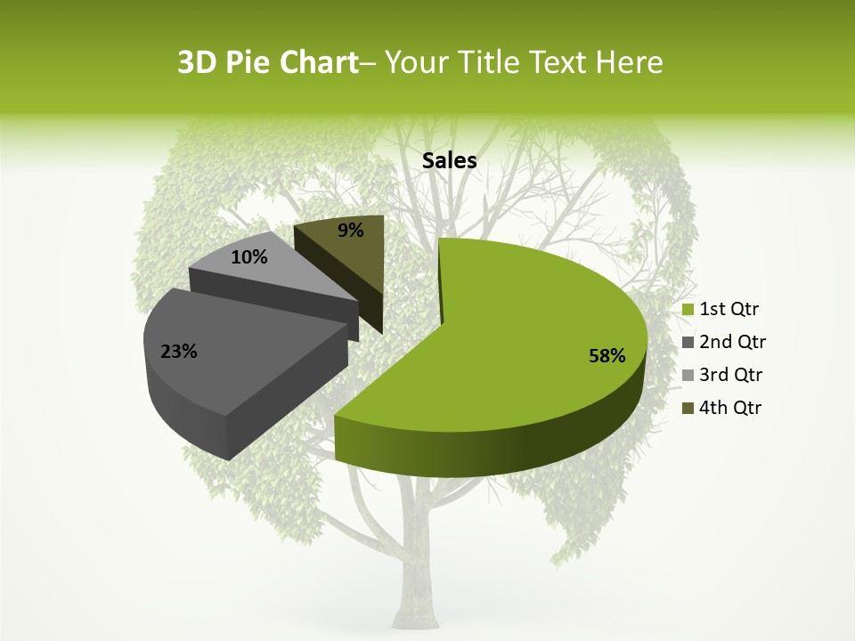 Warming Concept Plant PowerPoint Template