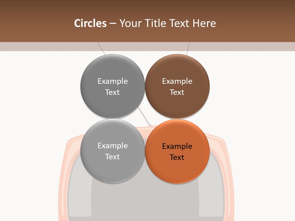 Television Icon Object PowerPoint Template