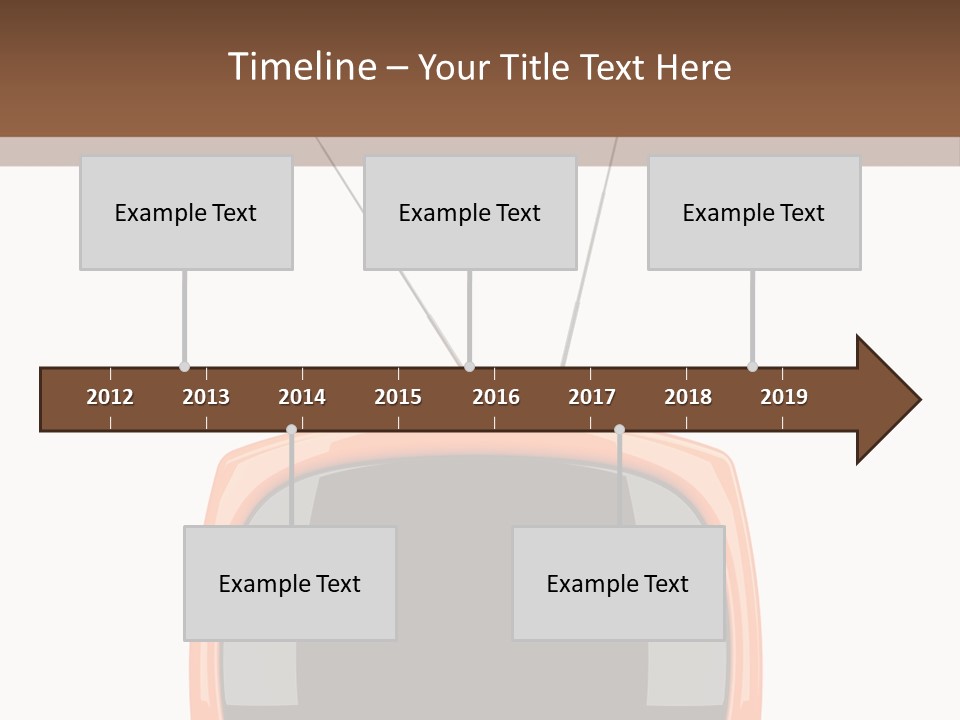 Television Icon Object PowerPoint Template