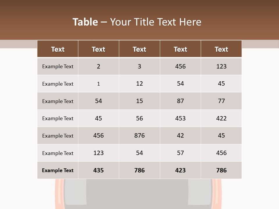 Television Icon Object PowerPoint Template