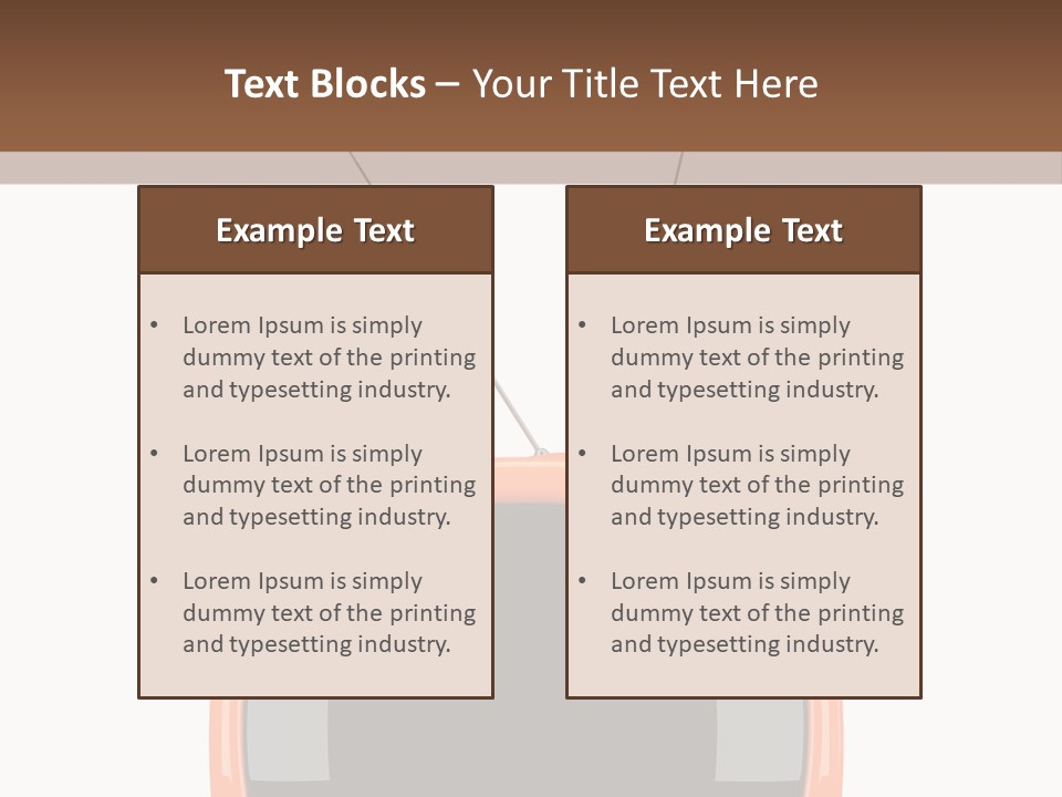 Television Icon Object PowerPoint Template