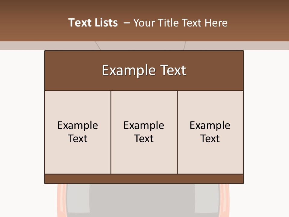 Television Icon Object PowerPoint Template