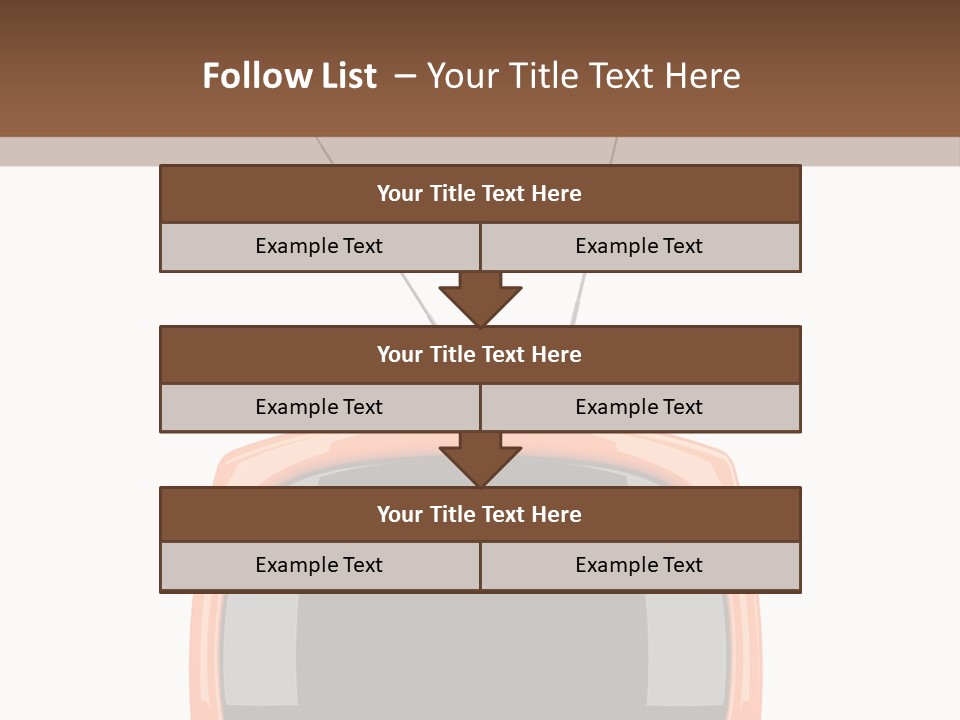 Television Icon Object PowerPoint Template