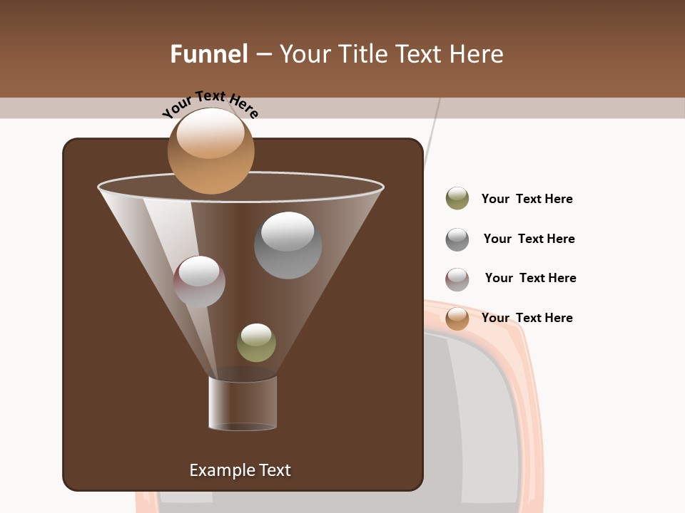 Television Icon Object PowerPoint Template
