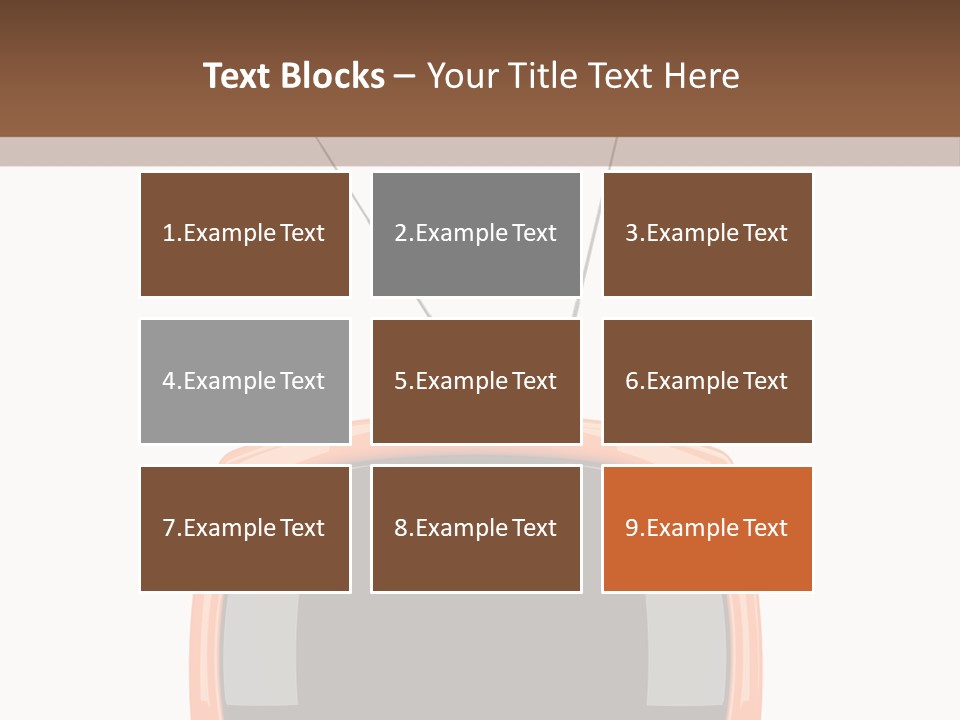 Television Icon Object PowerPoint Template