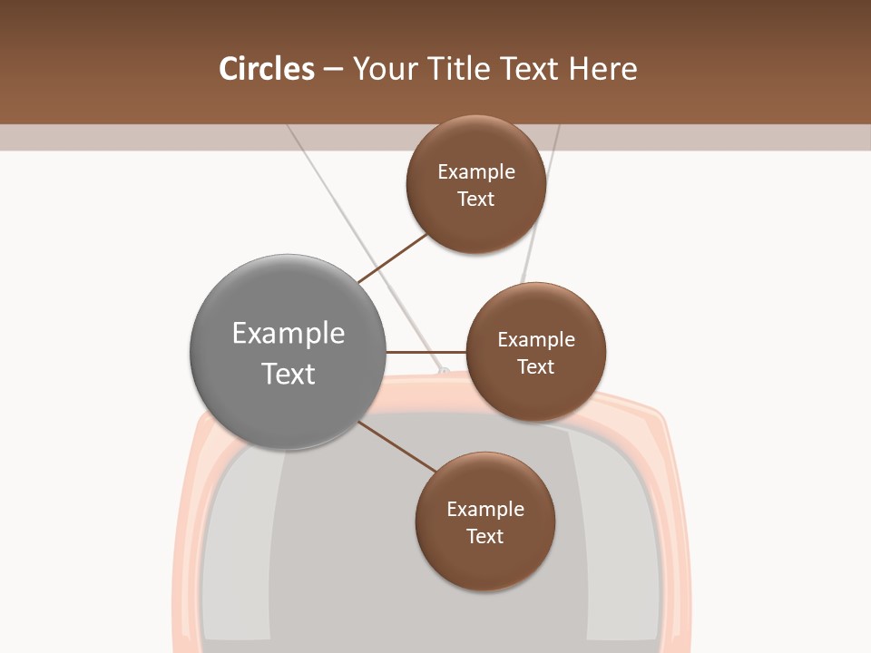 Television Icon Object PowerPoint Template
