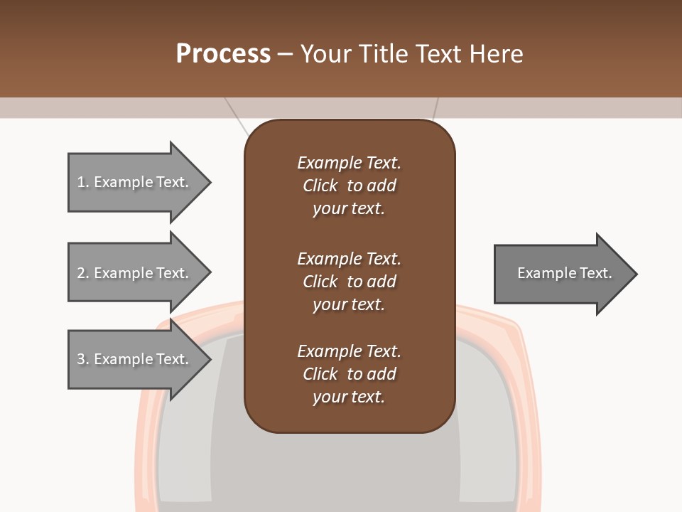 Television Icon Object PowerPoint Template