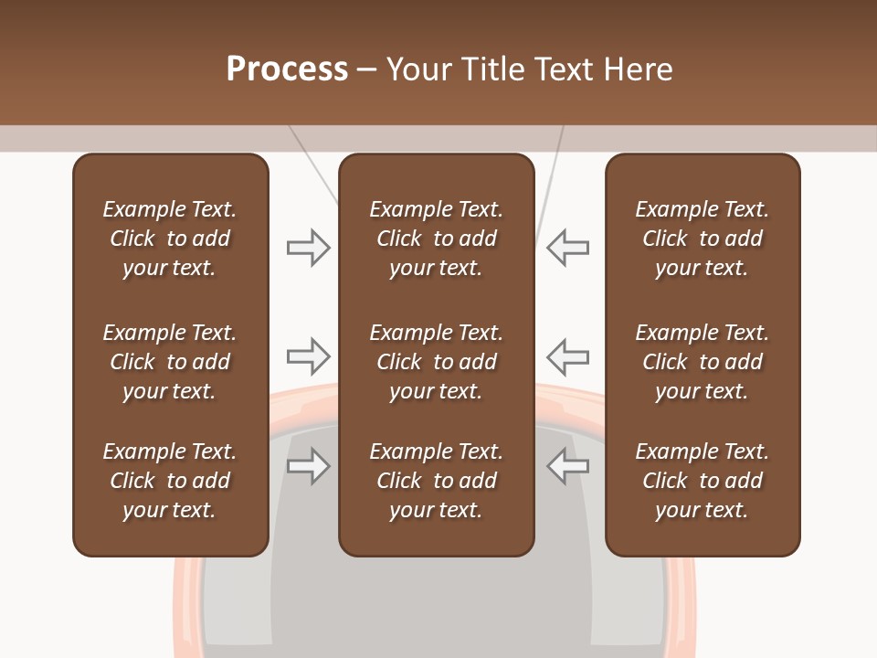 Television Icon Object PowerPoint Template