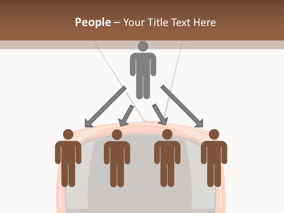 Television Icon Object PowerPoint Template