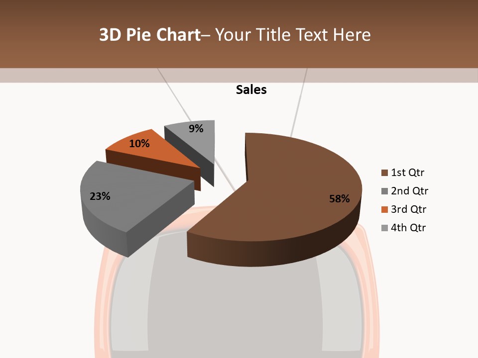 Television Icon Object PowerPoint Template