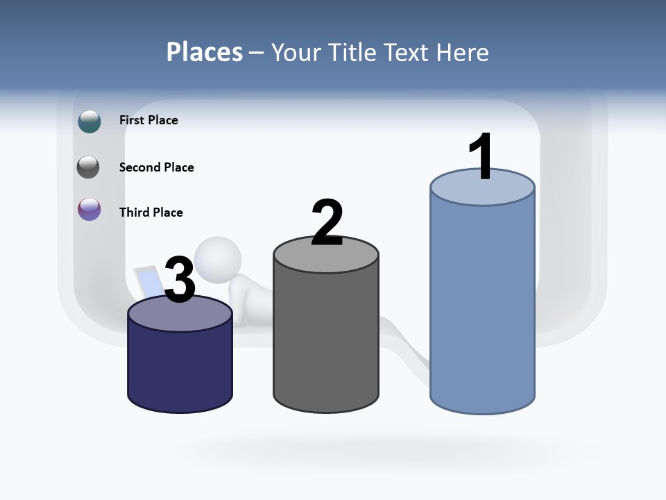 Communication Learning Lie Down PowerPoint Template