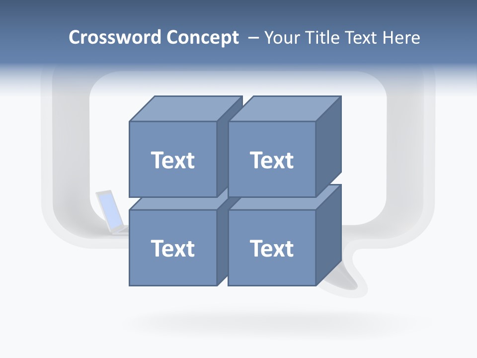Communication Learning Lie Down PowerPoint Template