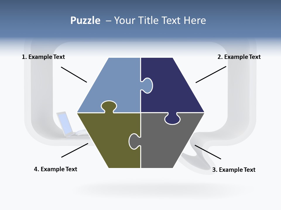 Communication Learning Lie Down PowerPoint Template
