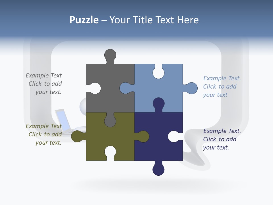 Communication Learning Lie Down PowerPoint Template