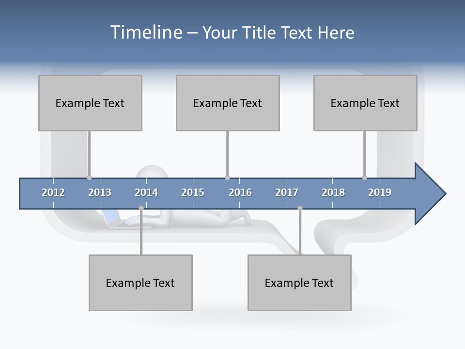 Communication Learning Lie Down PowerPoint Template