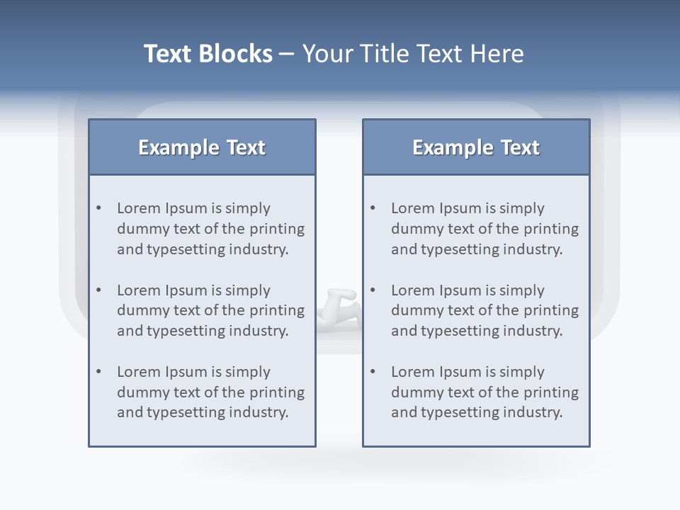 Communication Learning Lie Down PowerPoint Template
