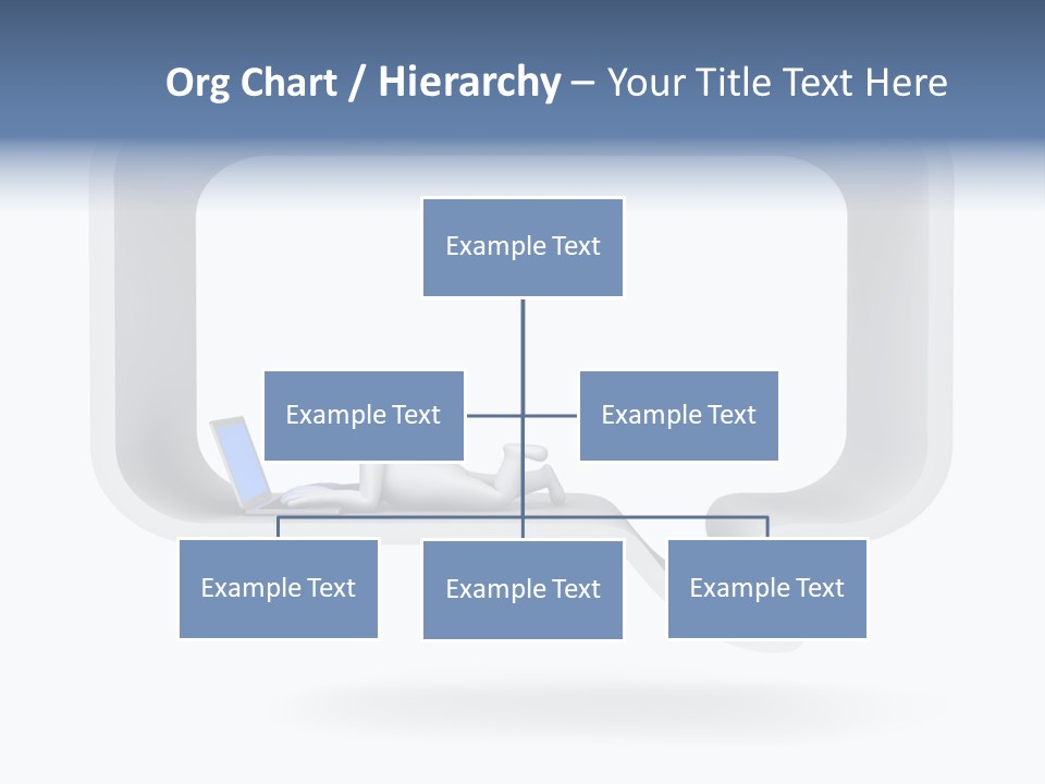 Communication Learning Lie Down PowerPoint Template