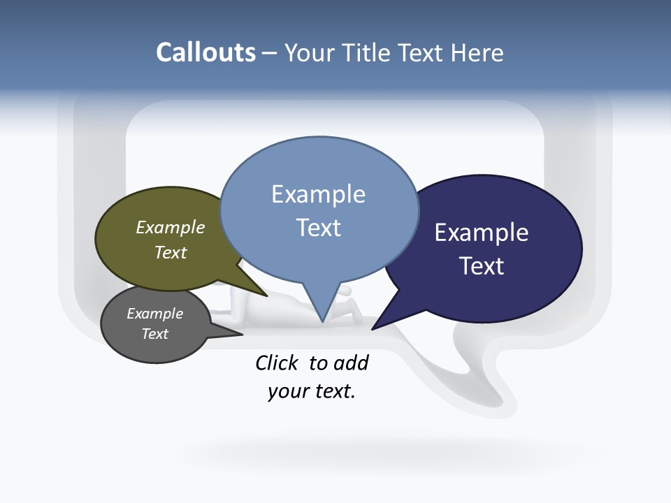 Communication Learning Lie Down PowerPoint Template